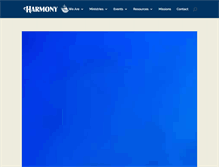 Tablet Screenshot of harmony-church.org